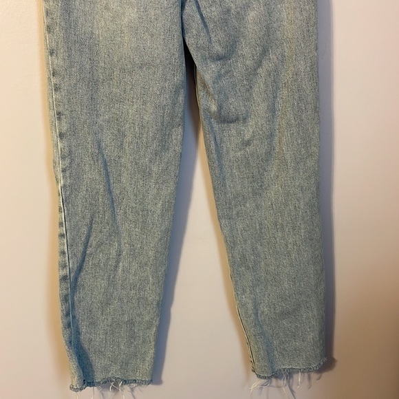 PacSun Distressed High Rise Straight Leg Jeans Button Fly size 23 - Picture 15 of 17